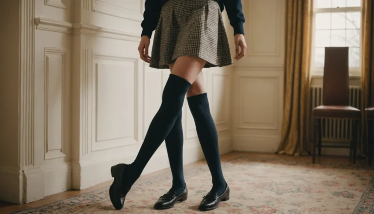 look chaussette haute femme