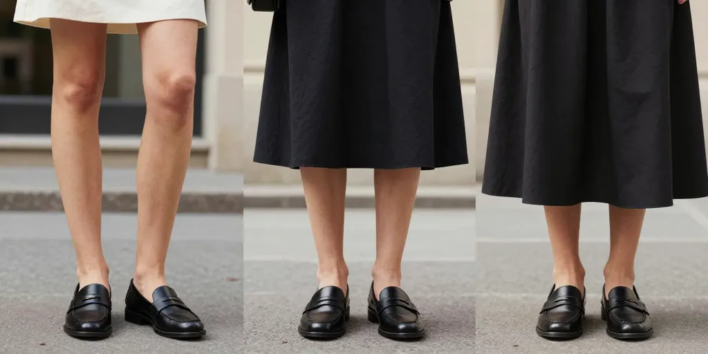 mocassin avec robe