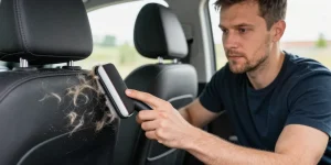 comment enlever les poils de chiens dans une voiture