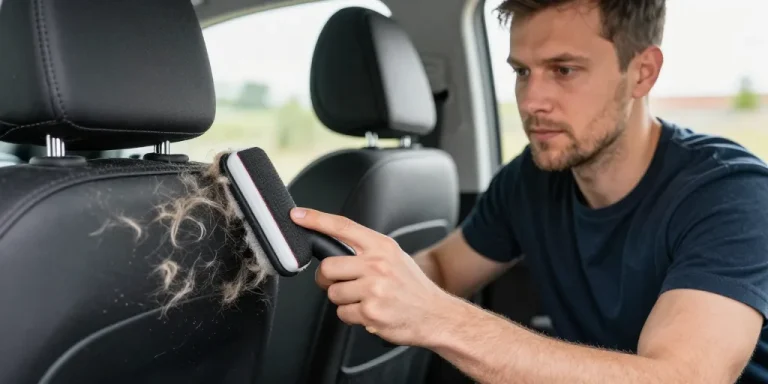 comment enlever les poils de chiens dans une voiture