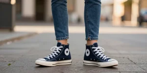 converse and jeans