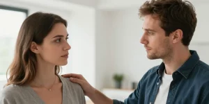 toucher l'épaule d'une femme signification