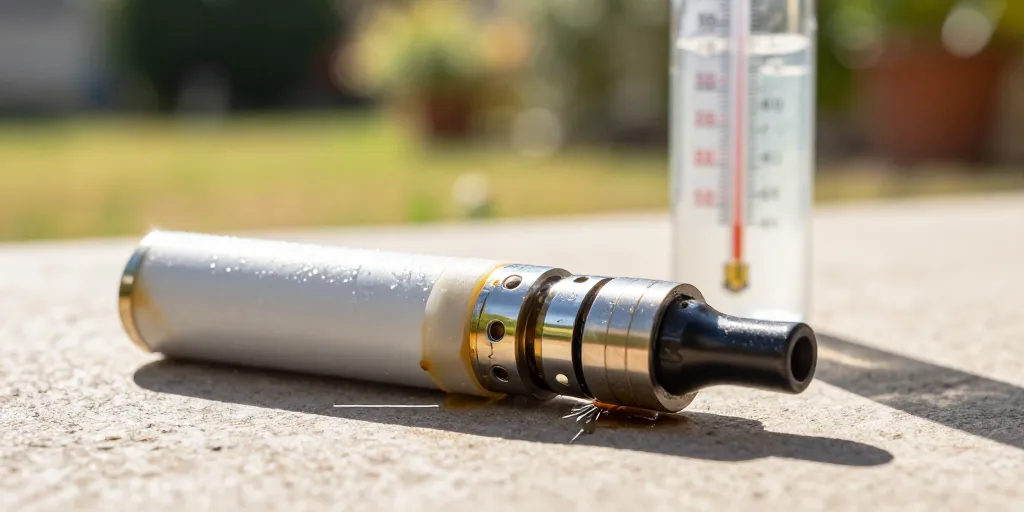 ecigarette en été