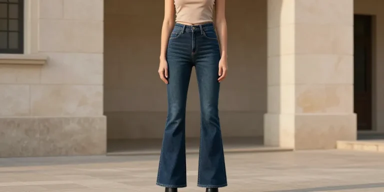 jean flare femme petite