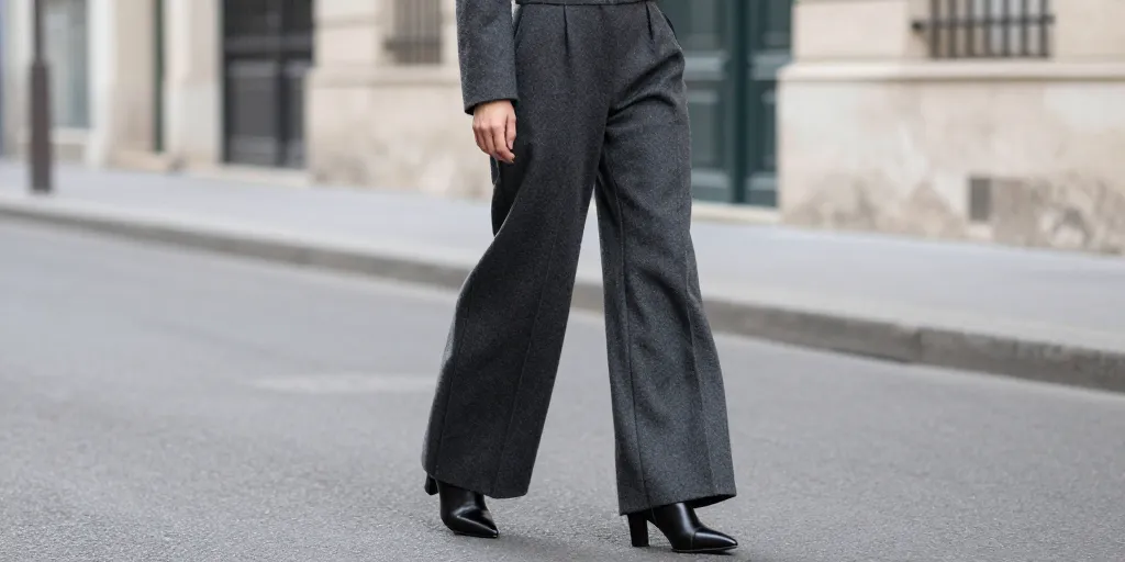 look pantalon large hiver