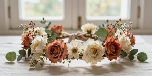 fleur cheveux mariage boheme